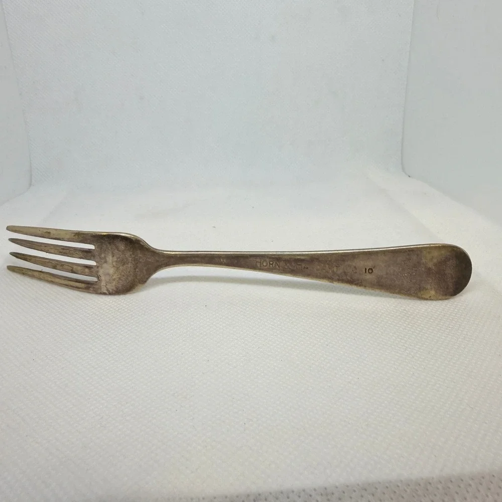 Vintage Horn & Hardart Co Automat Silverplate Dinner Fork Restaurant Ware NYC